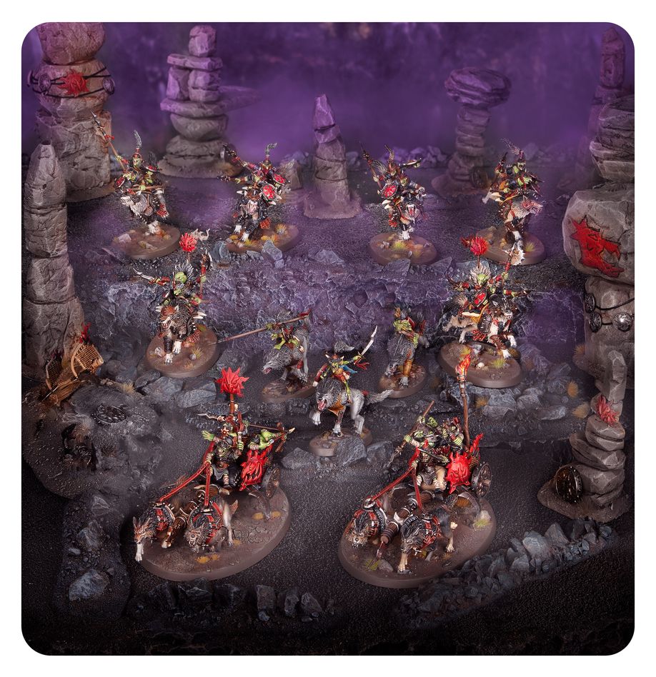Gloomspite Gitz: Spearhead - Snarlpack Huntaz - 先鋒軍：暗怨地精齜牙獸獵群