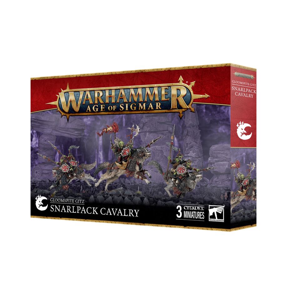 Gloomspite Gitz: Snarlpack Cavalry - 暗怨地精：齜牙獸合騎兵
