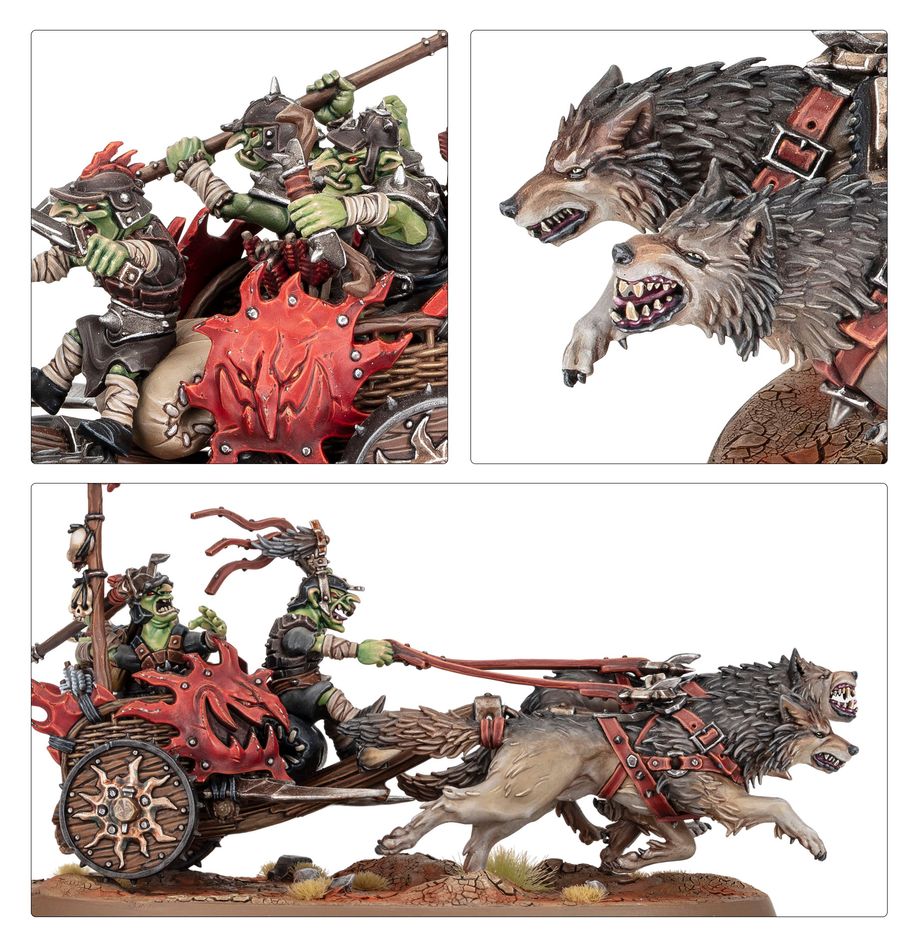 Gloomspite Gitz: Sunsteala Wheelas - 暗怨地精：盜陽戰車