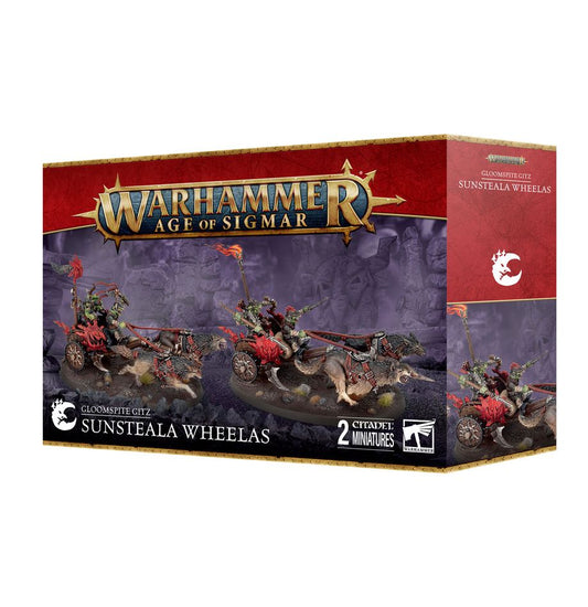 Gloomspite Gitz: Sunsteala Wheelas - 暗怨地精：盜陽戰車
