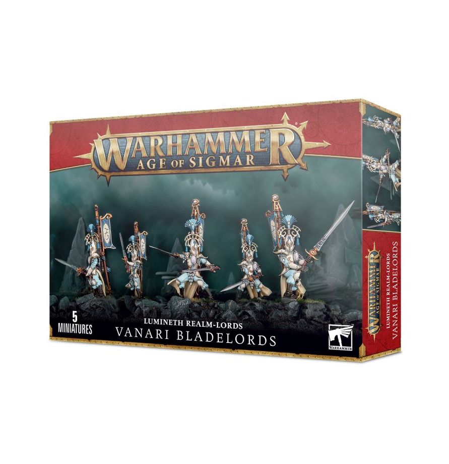 Lumineth Realm-Lords: Vanari Bladelords - 光域領主驍勇族利刃領主