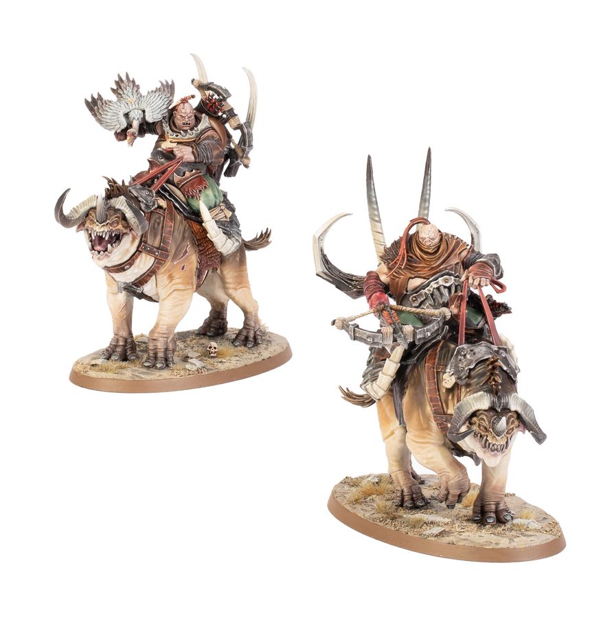 Ogor Mawtribes: Maulbeast Raiders/Cavalry - 食人魔大胃部落：撕咬獸劫掠者
