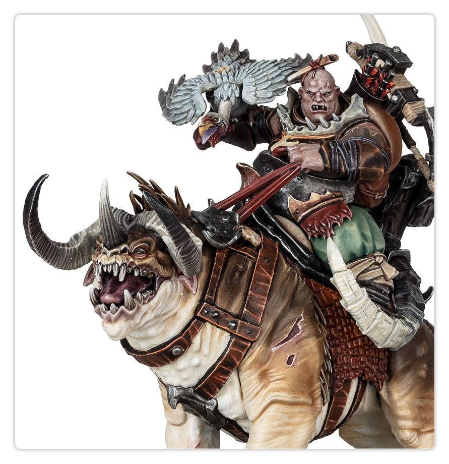 Ogor Mawtribes: Maulbeast Raiders/Cavalry - 食人魔大胃部落：撕咬獸劫掠者