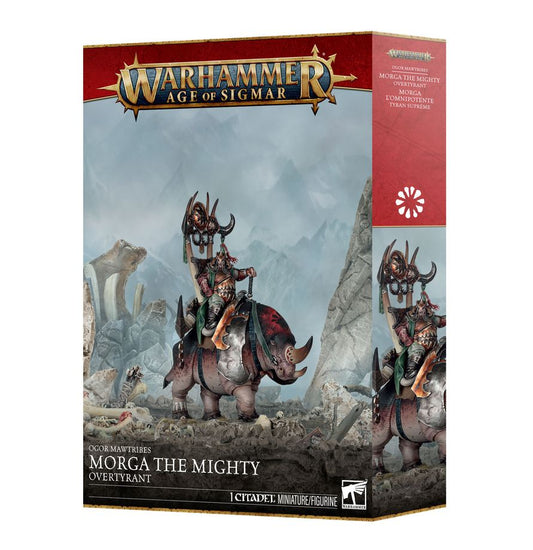 Ogor Mawtribes: Morga the Mighty – Overtyrant / Tyrant on Glutthorn - 食人魔大胃部落：霸者莫爾伽
