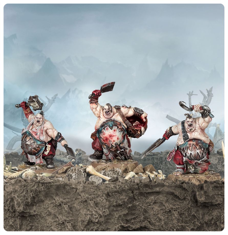 Ogor Mawtribes: Cleavers/Gutseers - 食人魔大胃部落：屠刀幫