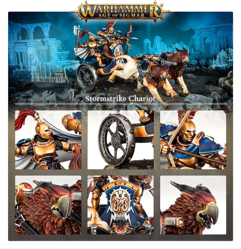Stormcast Eternals: Stormstrike Chariot - 雷鑄神兵暴風突擊戰車