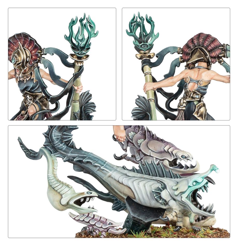 Idoneth Deepkin: Mathaela, Oracle of the Abyss - 深淵海靈：馬薩艾拉，深淵神諭者
