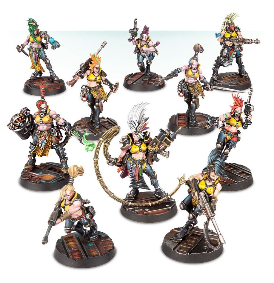 Necromunda: Escher Gang - 涅克羅蒙達埃舍爾幫派