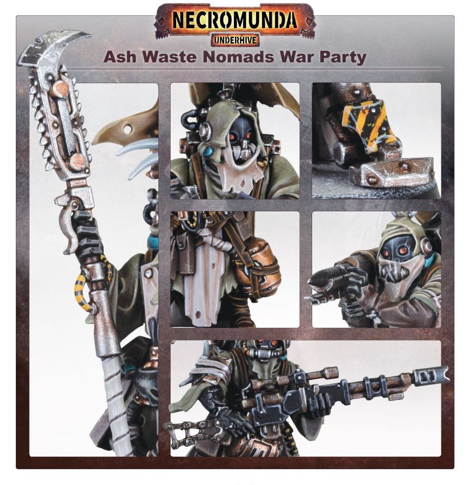 Necromunda: Ash Wastes Nomads War Party - 涅克羅蒙達：灰燼荒原游牧民