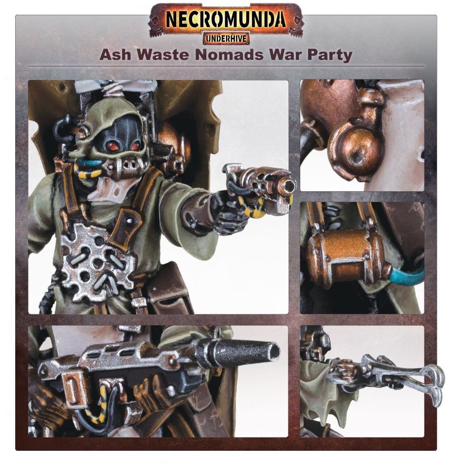 Necromunda: Ash Wastes Nomads War Party - 涅克羅蒙達：灰燼荒原游牧民