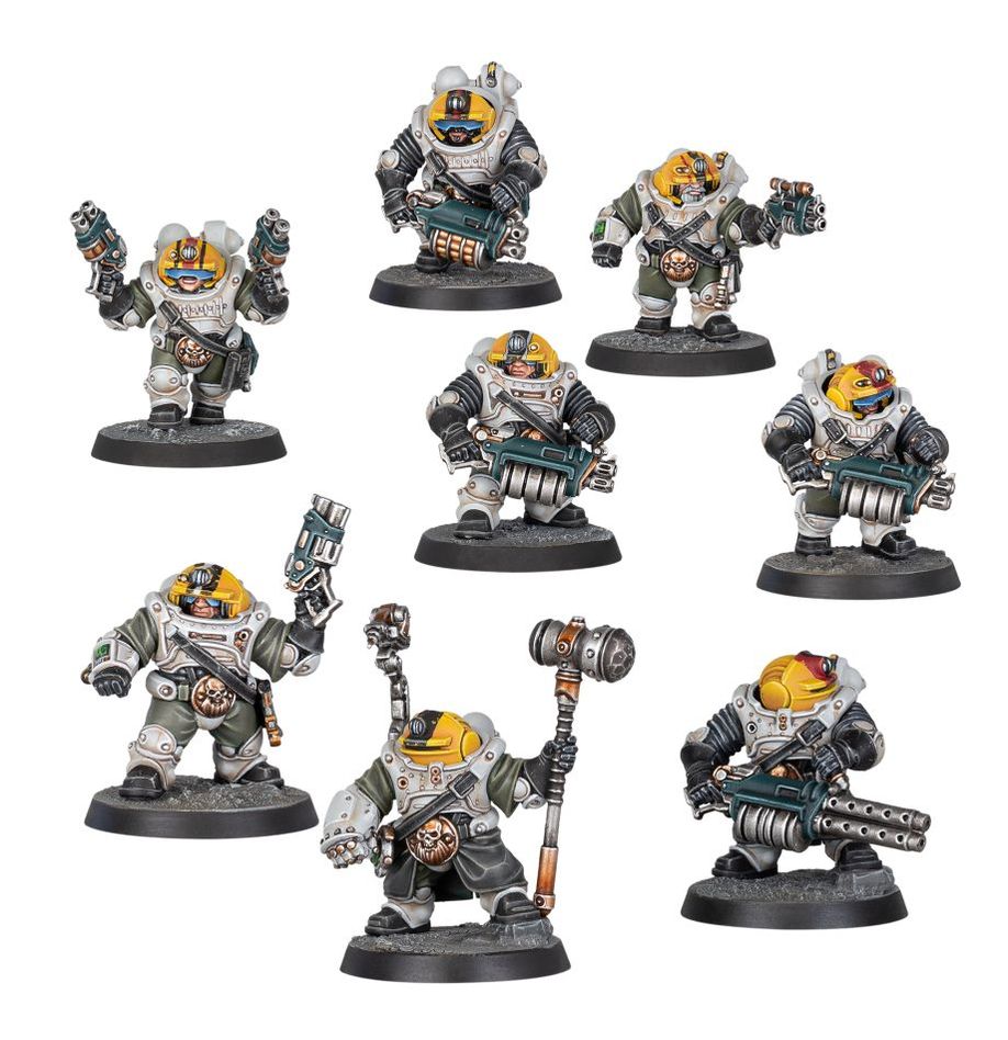 Necromunda: Ironhead Squat Prospectors - 涅克羅蒙達：鐵頭矮人探勘者