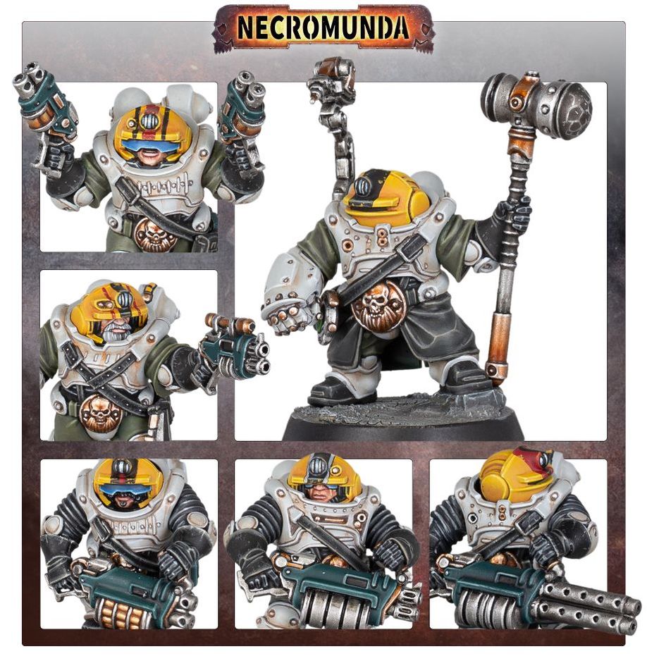 Necromunda: Ironhead Squat Prospectors - 涅克羅蒙達：鐵頭矮人探勘者