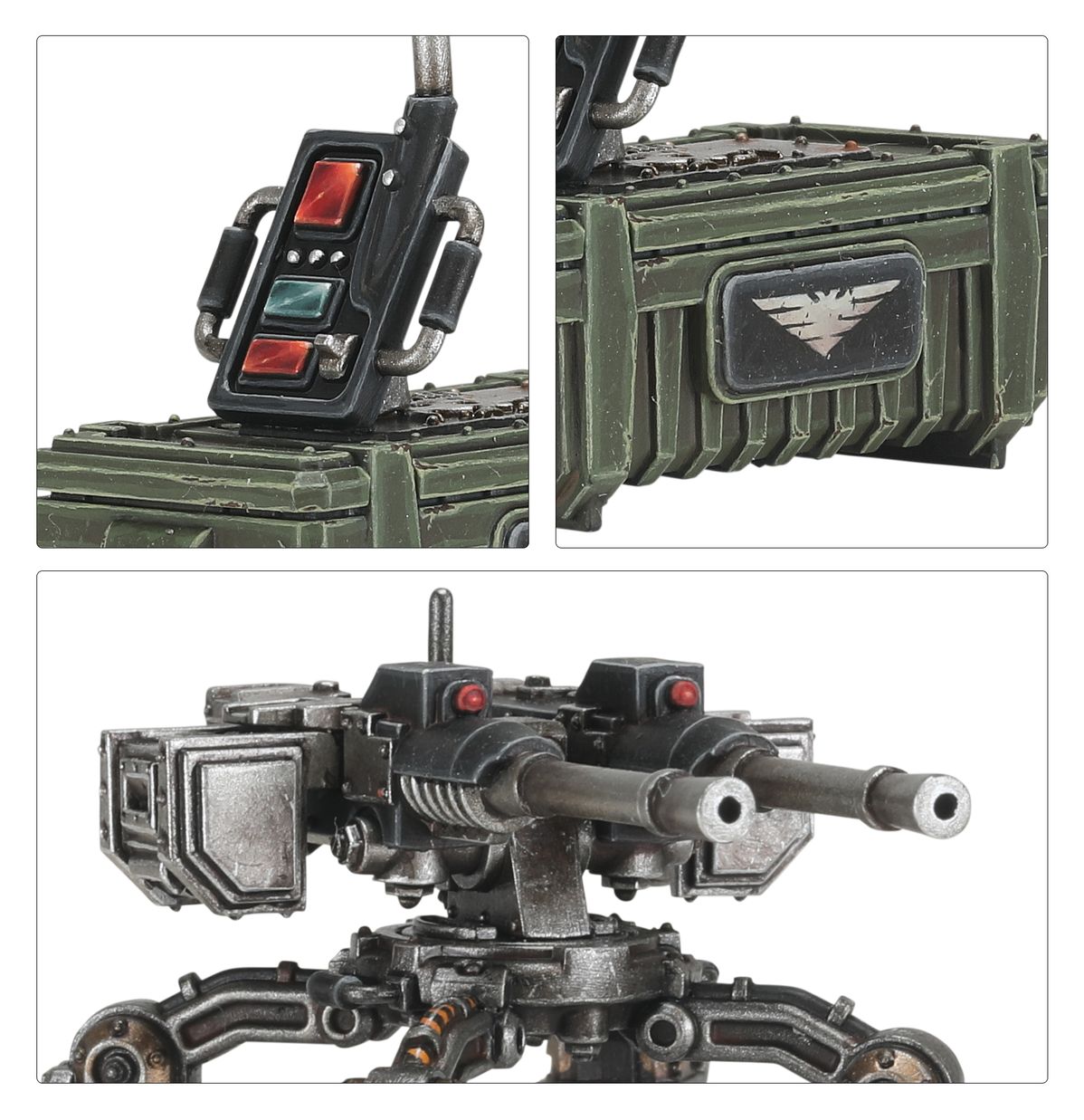Necromunda: Trazior Pattern Sentry Guns - 涅克洛蒙達：特拉西奧型哨兵炮塔