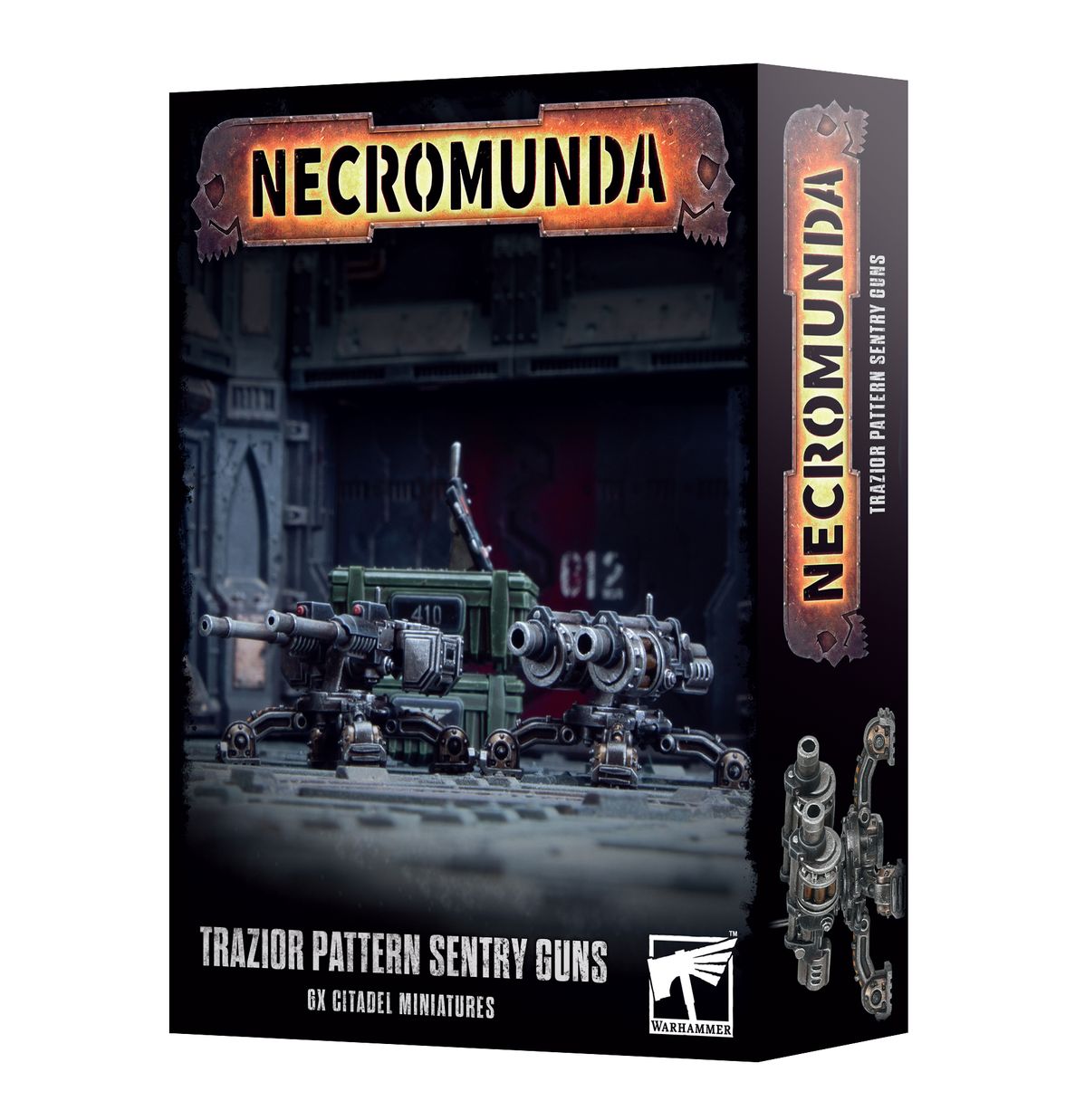 Necromunda: Trazior Pattern Sentry Guns - 涅克洛蒙達：特拉西奧型哨兵炮塔