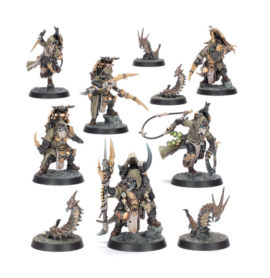 Necromunda: Sha'dar Hunters and Arthromite Spinewyrms - 沙達爾獵人與阿索麥刺脊蟲