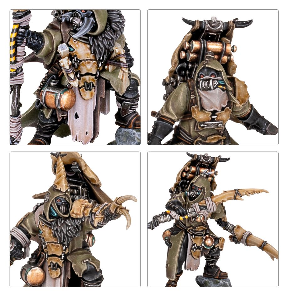 Necromunda: Sha'dar Hunters and Arthromite Spinewyrms - 沙達爾獵人與阿索麥刺脊蟲