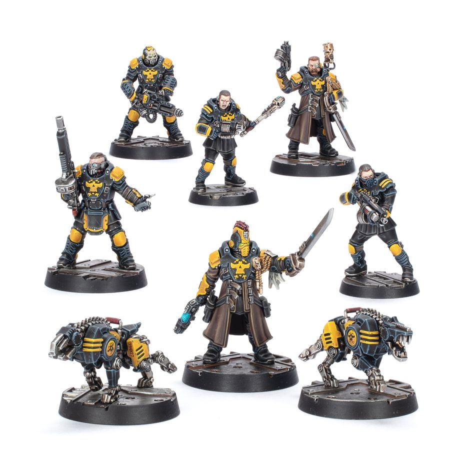 Necromunda: Palanite Enforcer Captains & Sergeants - 涅克羅蒙達：帕拉尼特執法者隊長與軍士