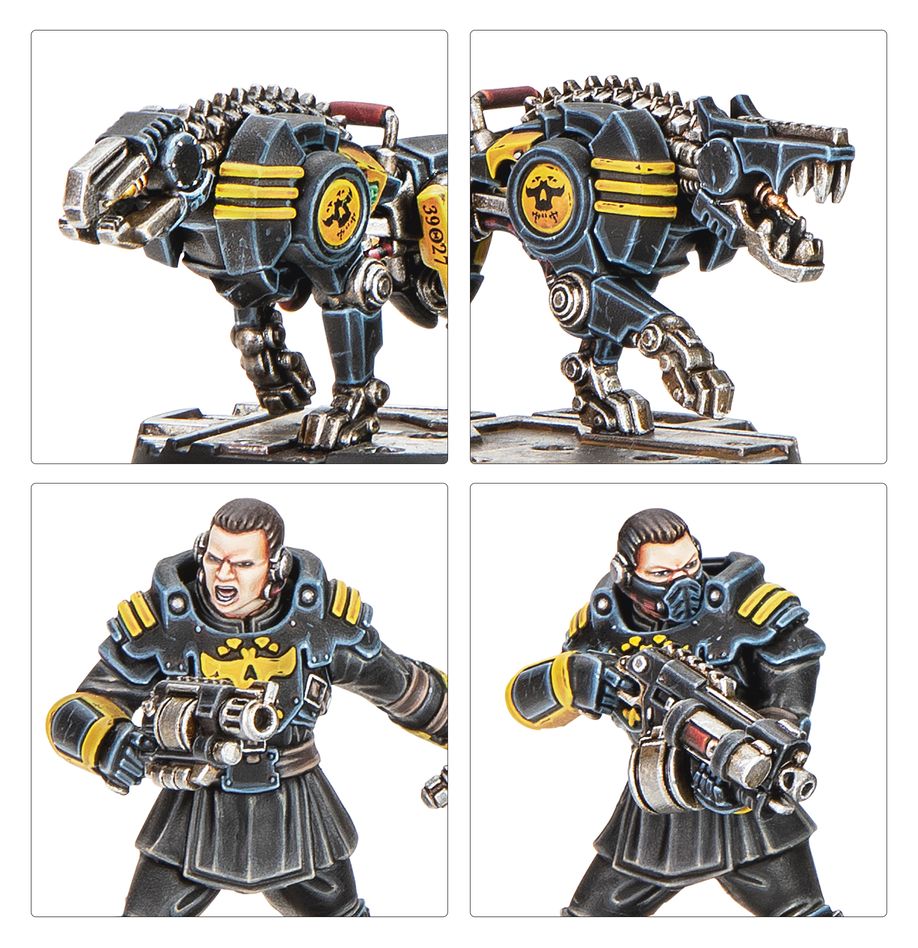 Necromunda: Palanite Enforcer Captains & Sergeants - 涅克羅蒙達：帕拉尼特執法者隊長與軍士