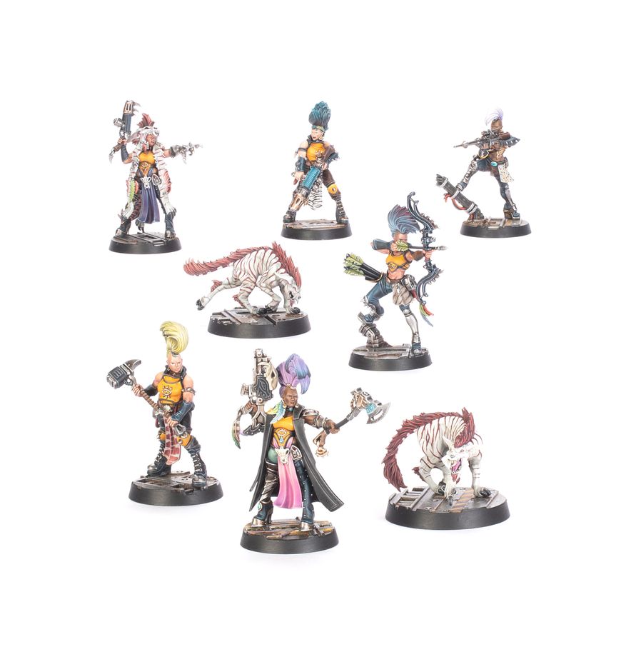 Necromunda: Escher Matriarchs & Phyrr Cats - 涅克羅蒙達：埃舍爾女族長與菲爾貓