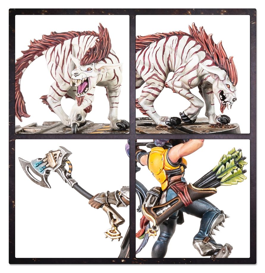 Necromunda: Escher Matriarchs & Phyrr Cats - 涅克羅蒙達：埃舍爾女族長與菲爾貓