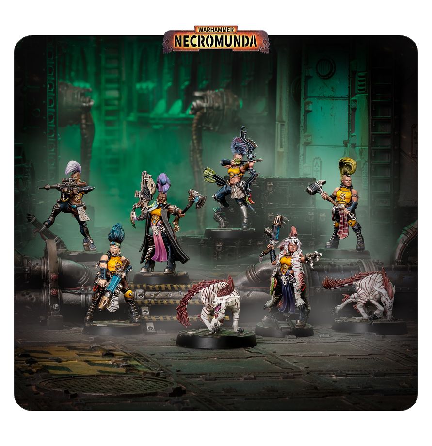 Necromunda: Escher Matriarchs & Phyrr Cats - 涅克羅蒙達：埃舍爾女族長與菲爾貓