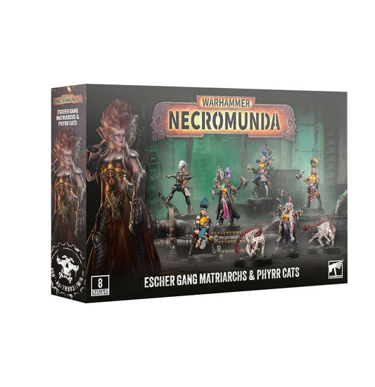 Necromunda: Escher Matriarchs & Phyrr Cats - 涅克羅蒙達：埃舍爾女族長與菲爾貓