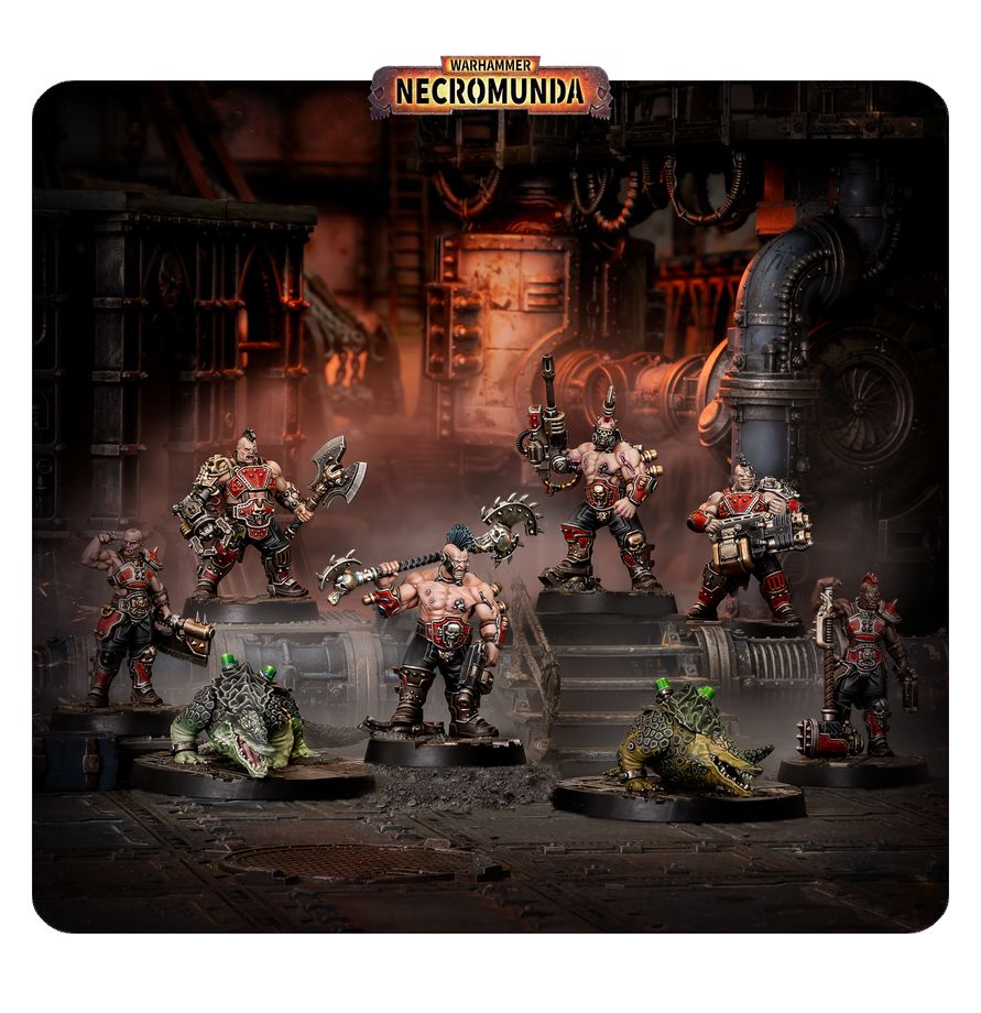 Necromunda: Goliath Forge Bosses & Sumpkrocs - 涅克羅蒙達：歌利亞鍛造頭目與污水鱷