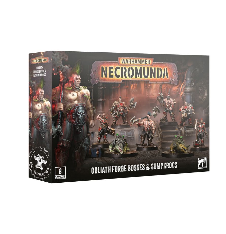 Necromunda: Goliath Forge Bosses & Sumpkrocs - 涅克羅蒙達：歌利亞鍛造頭目與污水鱷