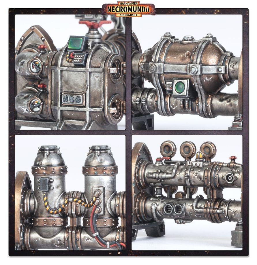 Necromunda: Zone Mortalis Factoria Pipes - 涅克羅蒙達：死亡禁區：廢棄工廠管道