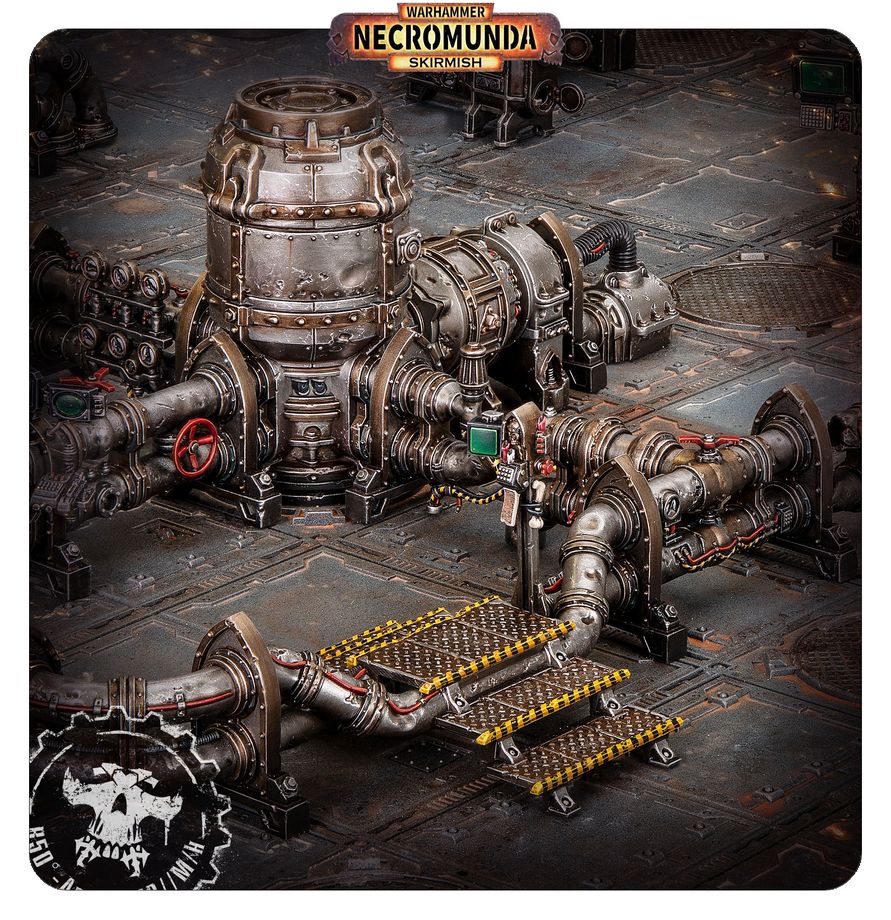 Necromunda: Zone Mortalis Factoria Pipes - 涅克羅蒙達：死亡禁區：廢棄工廠管道