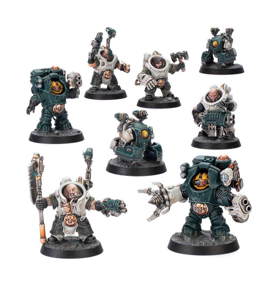 Necromunda: Ironhead Squat Charter Masters And Drill Masters - 涅克羅蒙達：鐵頭矮人憲章大師與鑽探大師