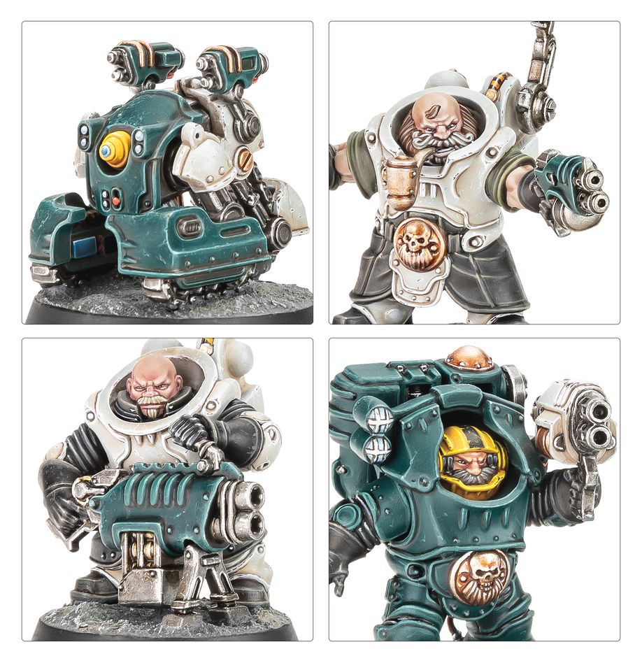 Necromunda: Ironhead Squat Charter Masters And Drill Masters - 涅克羅蒙達：鐵頭矮人憲章大師與鑽探大師