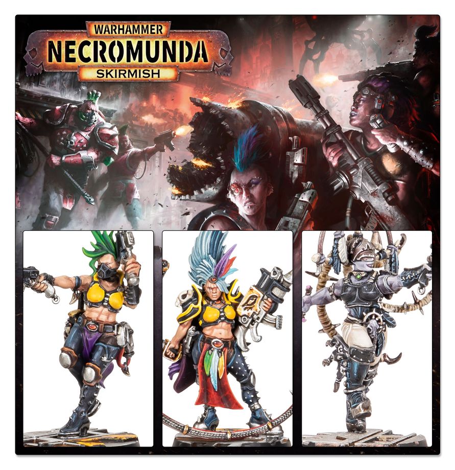 Necromunda: Escher Underhive Crew - 涅克羅蒙達：埃舍爾下層巢都幫眾