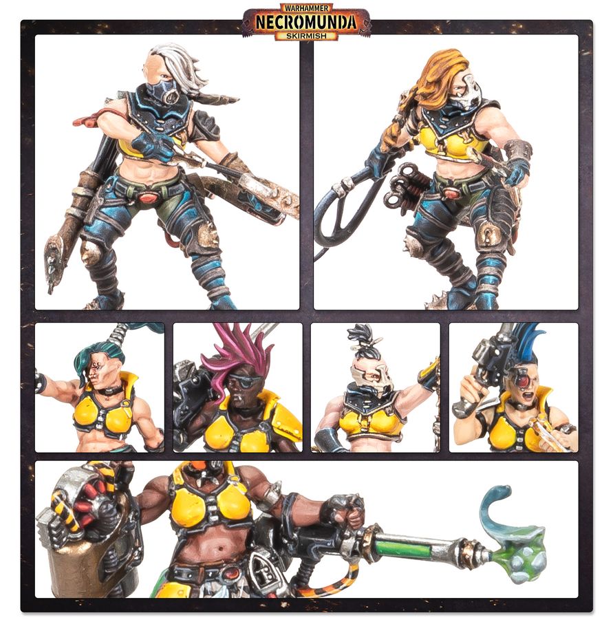 Necromunda: Escher Underhive Crew - 涅克羅蒙達：埃舍爾下層巢都幫眾