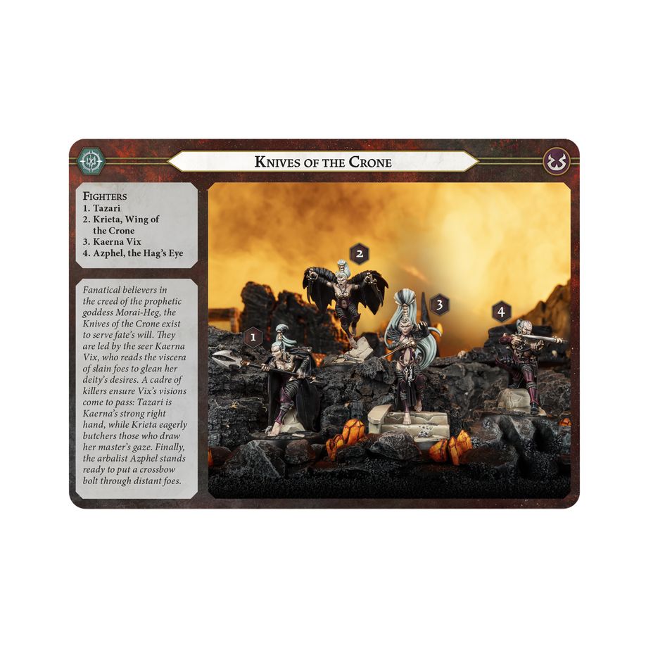 Warhammer Underworlds: Knives of the Crone - 戰鎚冥土世界：老嫗之匕