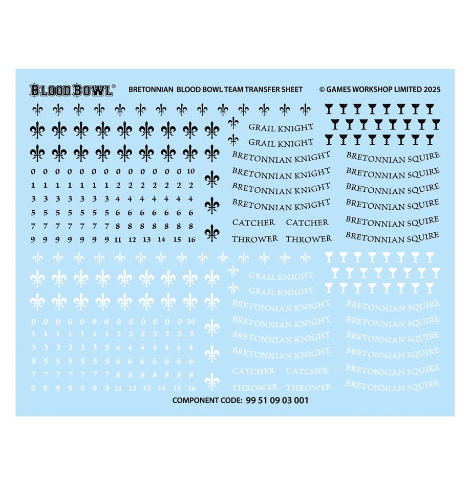 Blood Bowl: Bretonnian Team - 血碗橄欖球：巴托尼亞球隊