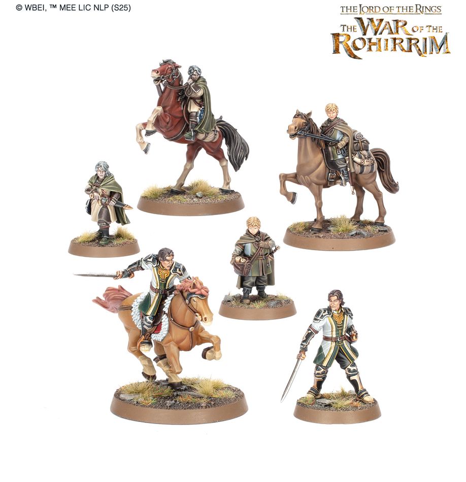 The Lord of the Rings: Fréaláf Hildeson, Olwyn & Lief, Heroes of Rohan - 中土世界：佛瑞拉夫、奧爾溫與利夫，洛汗英雄