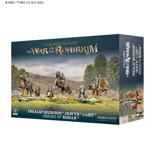 The Lord of the Rings: Fréaláf Hildeson, Olwyn & Lief, Heroes of Rohan - 中土世界：佛瑞拉夫、奧爾溫與利夫，洛汗英雄