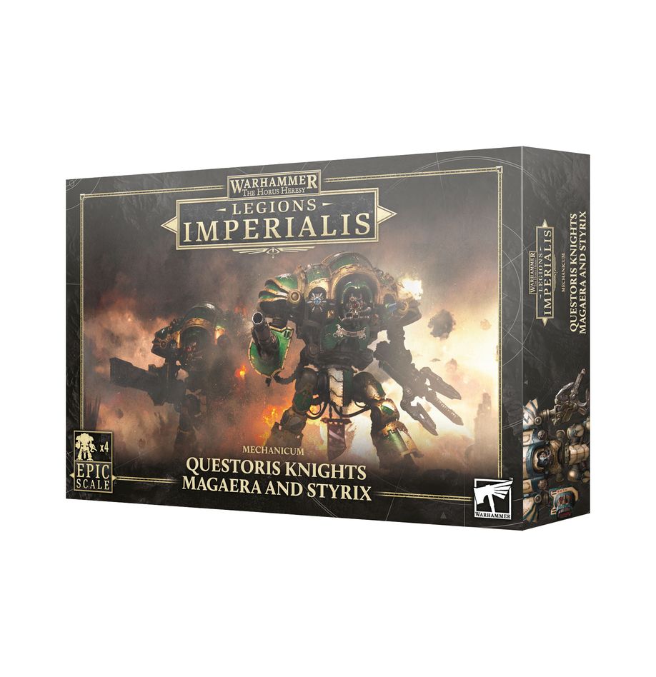 Legions Imperialis: Mechanicum Questoris Knights Magaera and Styrix - 帝國軍團：復仇女神和冥河型巡游騎士