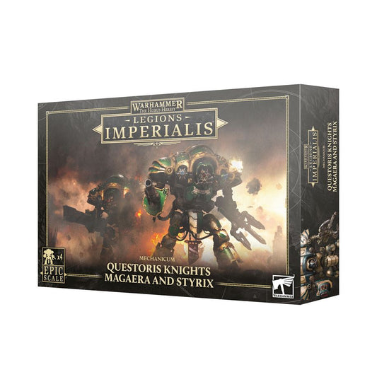 Legions Imperialis: Mechanicum Questoris Knights Magaera and Styrix - 帝國軍團：復仇女神和冥河型巡游騎士