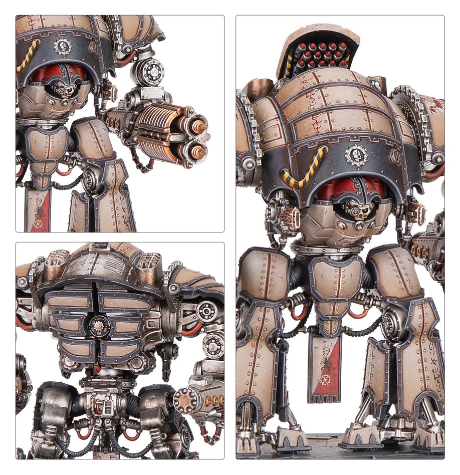 Legions Imperialis: Mechanicum Acastus Knights Asterius - 帝國軍團：牛頭怪型騎士