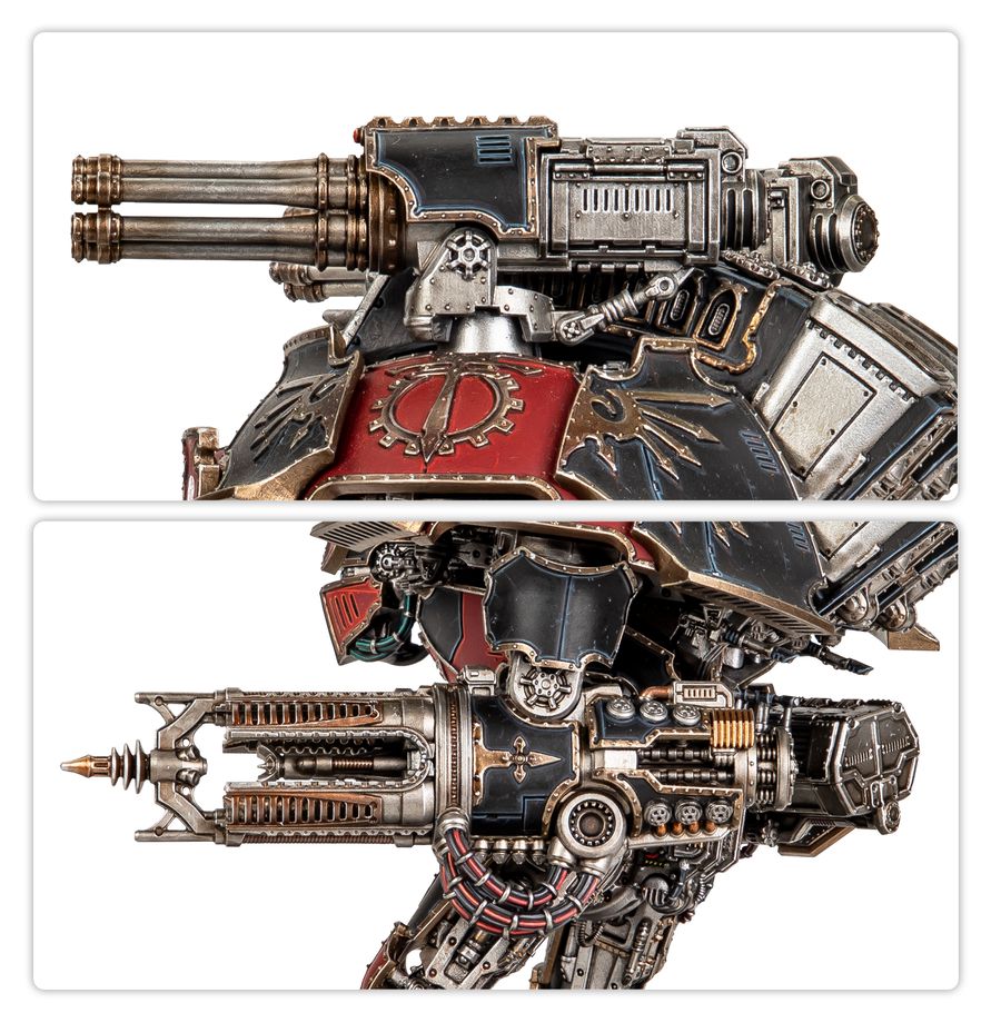 Legions Imperialis: Warlord Titan with Quake Cannon and Conversion Beam Extirpator - 帝國軍團：裝備地震炮與轉換光束殲滅炮的戰將泰坦