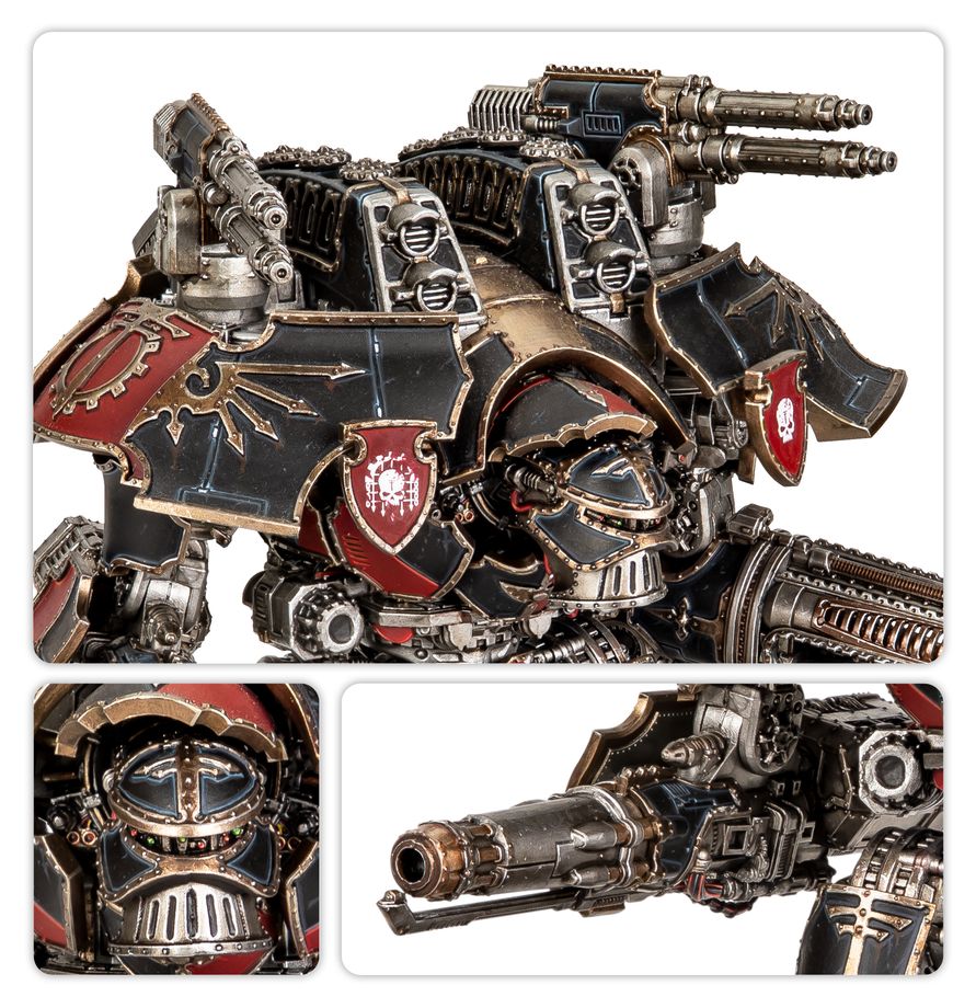 Legions Imperialis: Warlord Titan with Quake Cannon and Conversion Beam Extirpator - 帝國軍團：裝備地震炮與轉換光束殲滅炮的戰將泰坦