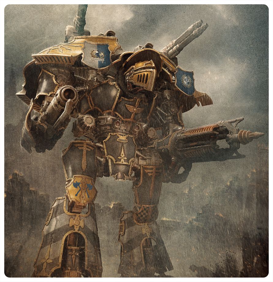 Legions Imperialis: Warlord Titan with Quake Cannon and Conversion Beam Extirpator - 帝國軍團：裝備地震炮與轉換光束殲滅炮的戰將泰坦