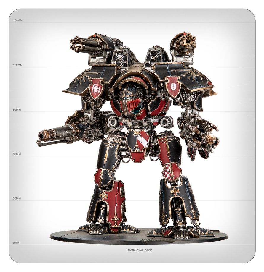 Legions Imperialis: Warlord Titan with Quake Cannon and Conversion Beam Extirpator - 帝國軍團：裝備地震炮與轉換光束殲滅炮的戰將泰坦