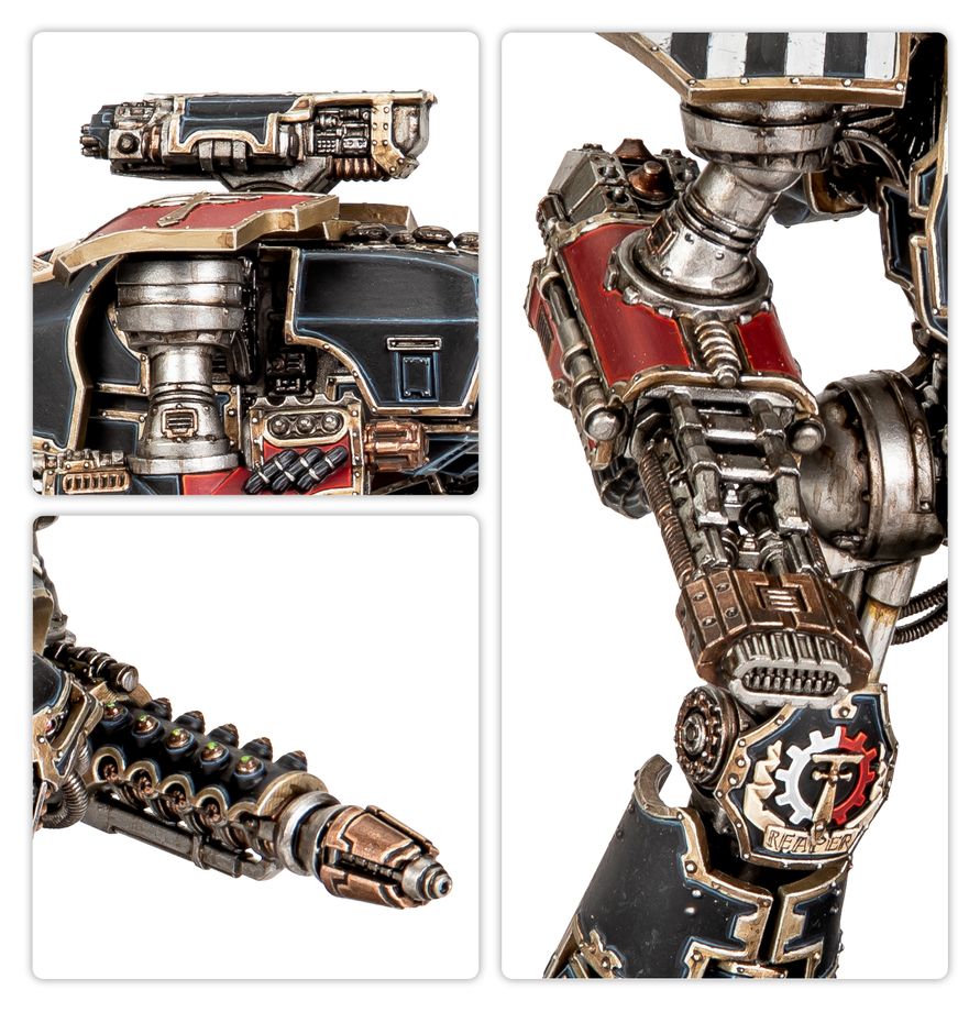 Legions Imperialis: Reaver Titan with Graviton Obliterator and Volkite Annihilator - 帝國軍團：裝備重力泯滅炮與爆燃殲滅炮的掠奪者泰坦