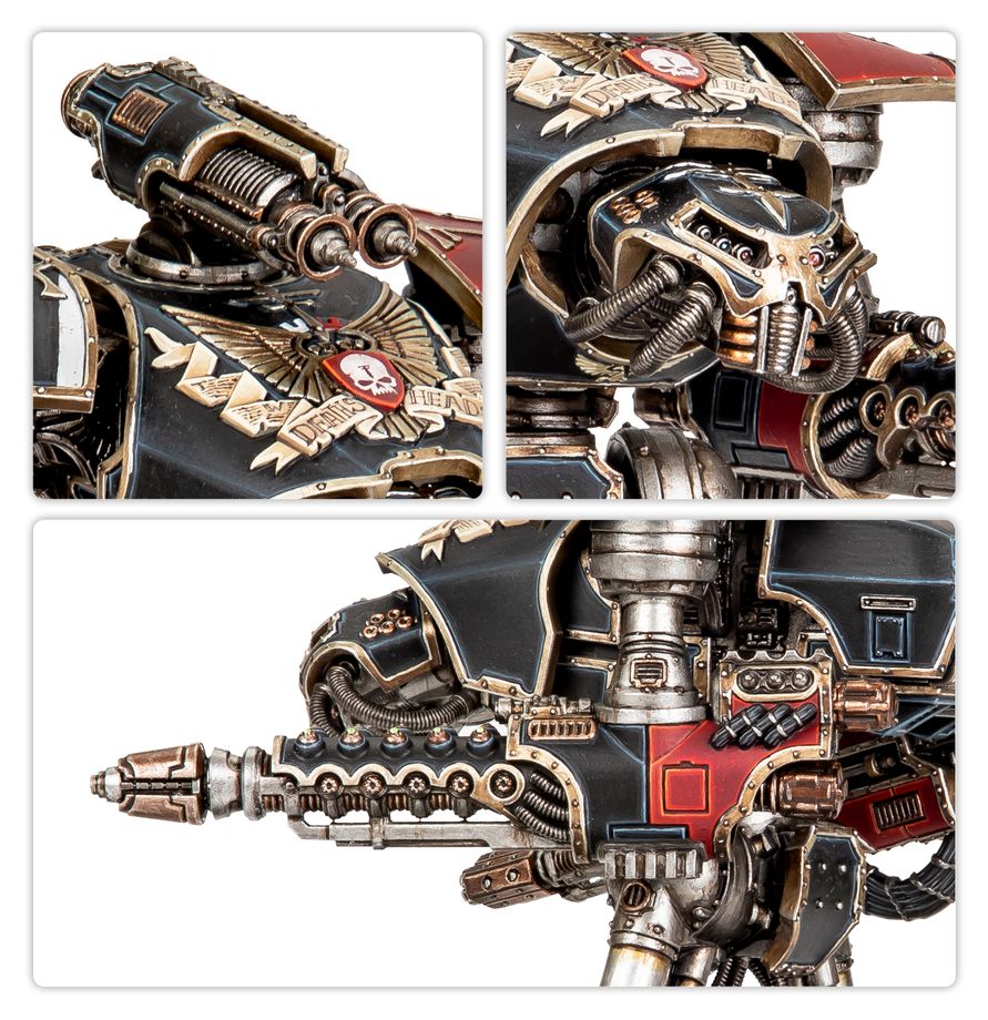 Legions Imperialis: Reaver Titan with Graviton Obliterator and Volkite Annihilator - 帝國軍團：裝備重力泯滅炮與爆燃殲滅炮的掠奪者泰坦