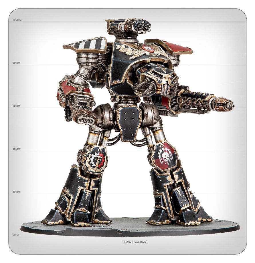 Legions Imperialis: Reaver Titan with Graviton Obliterator and Volkite Annihilator - 帝國軍團：裝備重力泯滅炮與爆燃殲滅炮的掠奪者泰坦