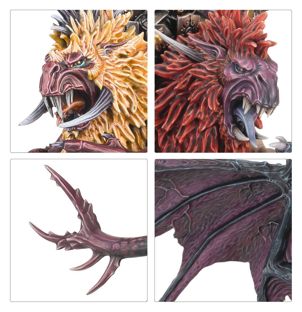 Warriors of Chaos: Chaos Lord on Manticore - 混沌勇士：騎蠍尾獅的混沌領主