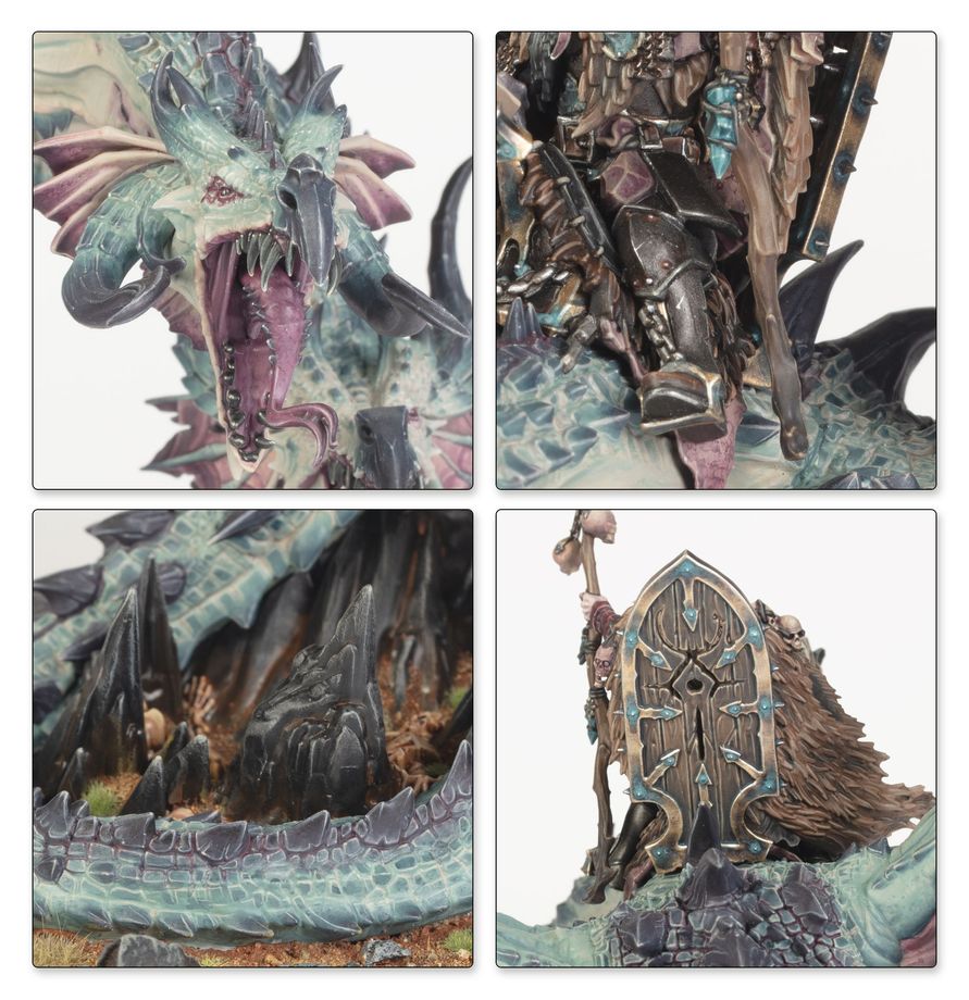 Warriors of Chaos: Lord/Sorcerer on Chaos Dragon - 混沌戰士：騎乘混沌巨龍的領主